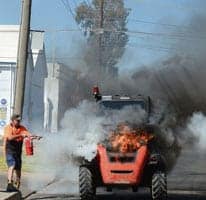 Cause Action Forklift Overheated Engines